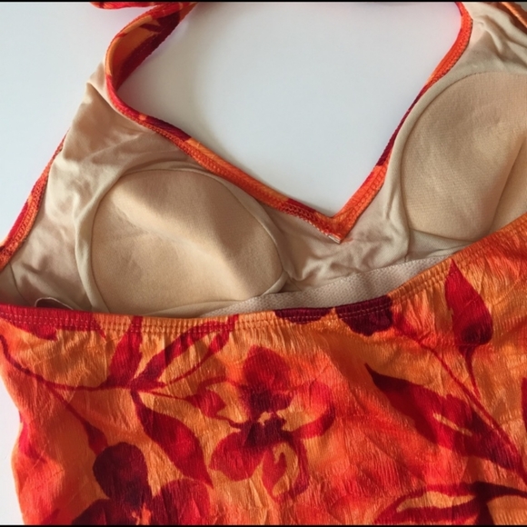 Athena Orange Floral Bikini/Tankini Swimsuit - Picture 8 of 8